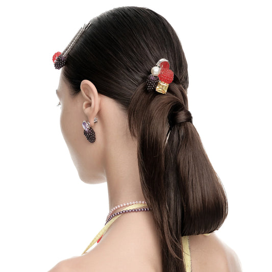 Paradise / Berries Gemstone Hair Clip