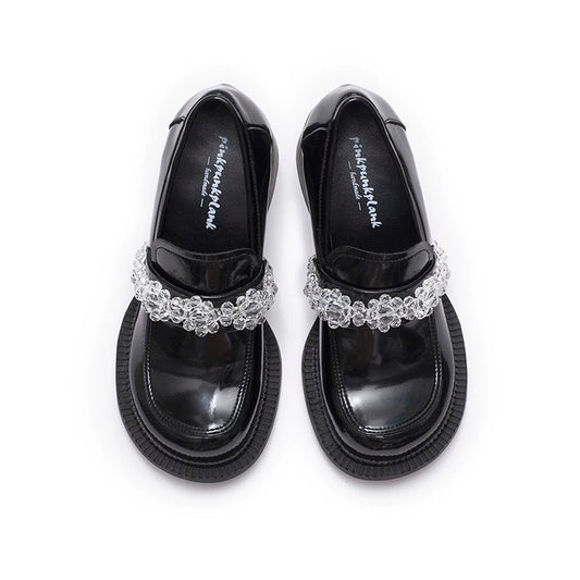 Only Love Eternal Series Transparent Crystal Loafers