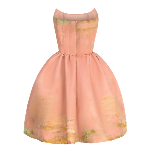 Monet Water Lilies Strapless Dress