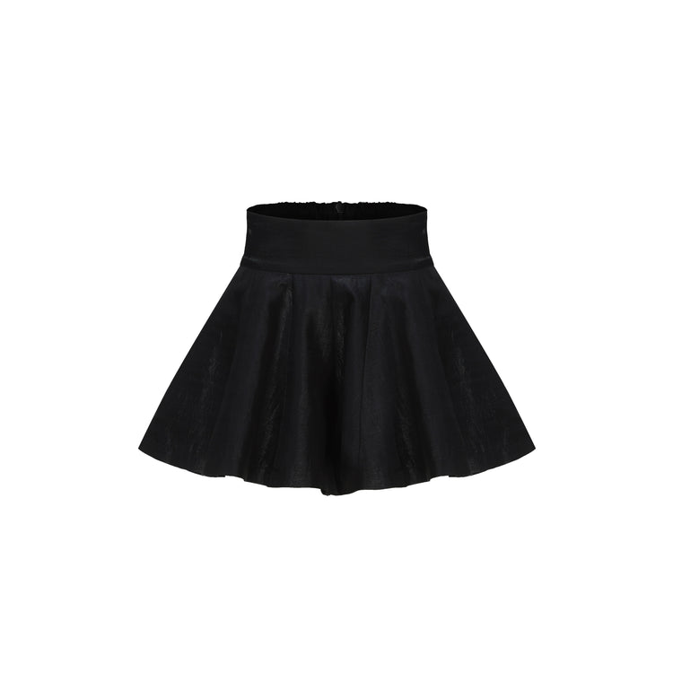Satin Umbrella Hem Shorts