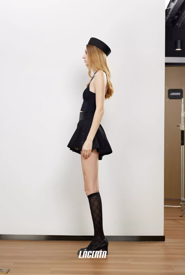 Satin Umbrella Hem Shorts
