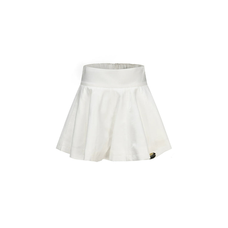 Satin Umbrella Hem Shorts