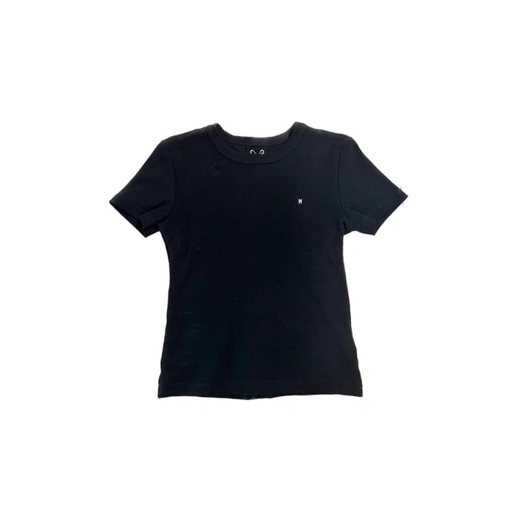 Lace-up Adorned Knit Top