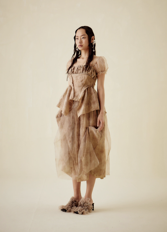 Puff Sleeve Halter Top