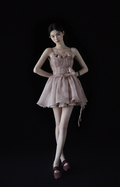 Peach Blossom Dress