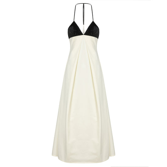 Hanging Contrast Maxi Dress