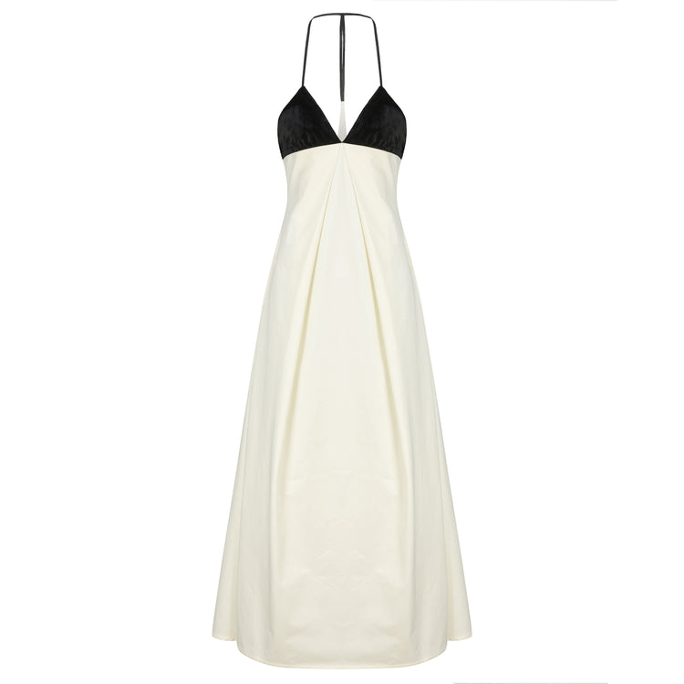 Hanging Contrast Maxi Dress