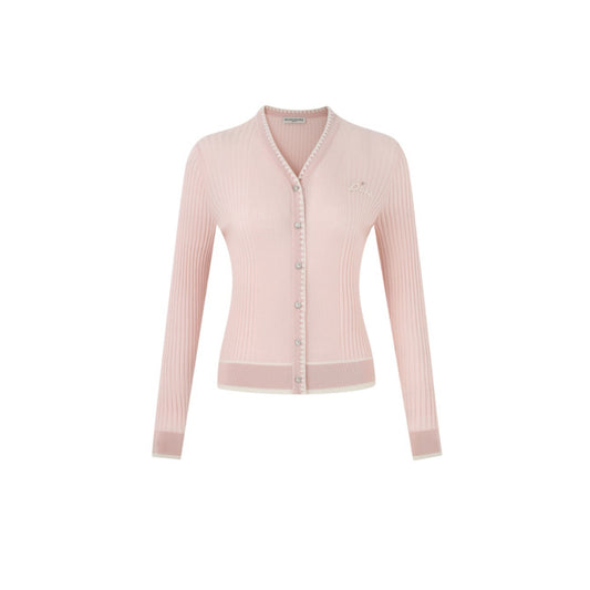 Stitched Logo Knitted Top