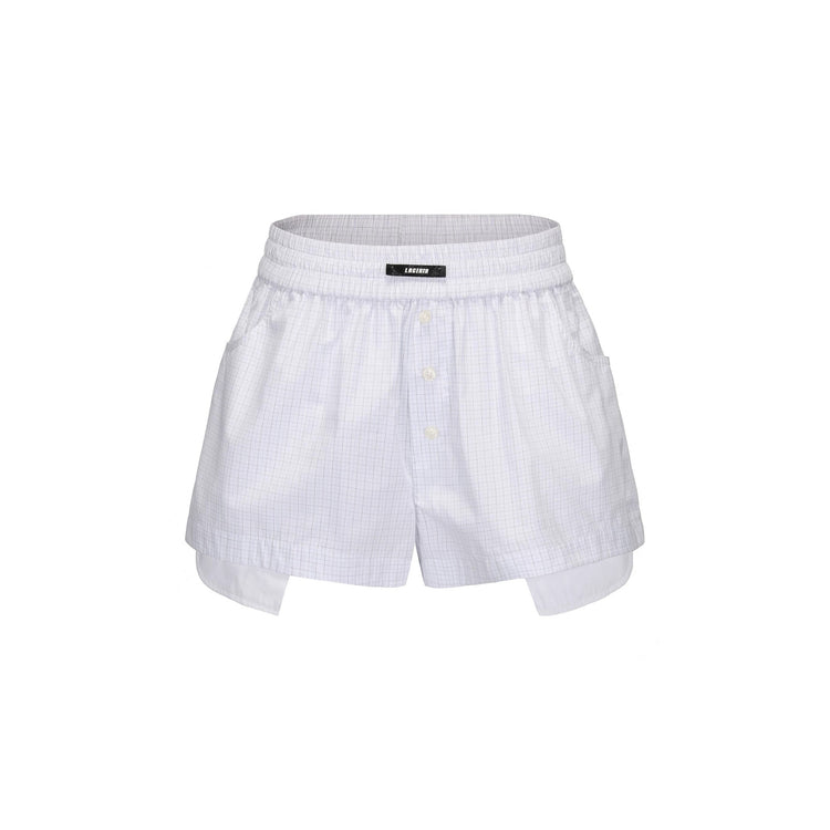 Deconstructed Pocket A-Line Shorts