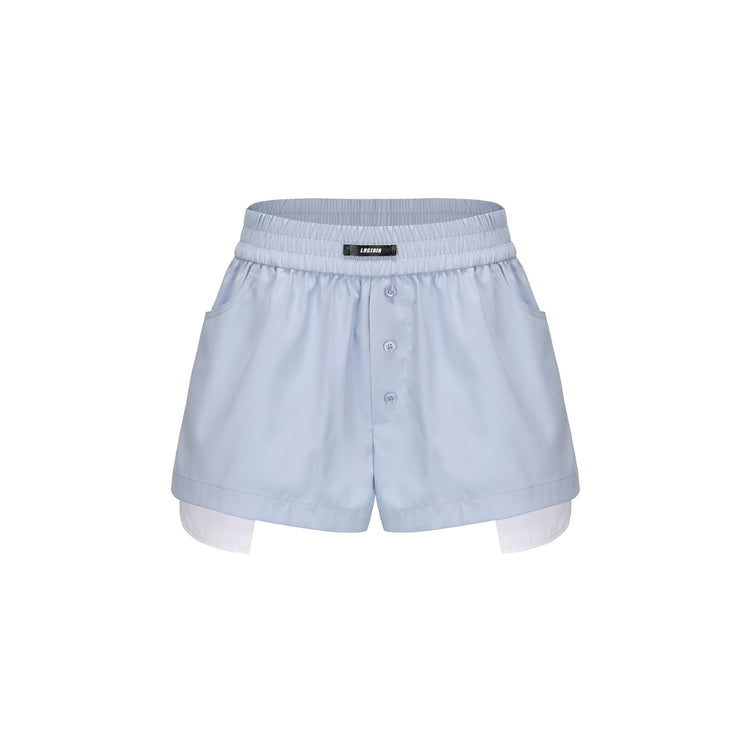 Deconstructed Pocket A-Line Shorts