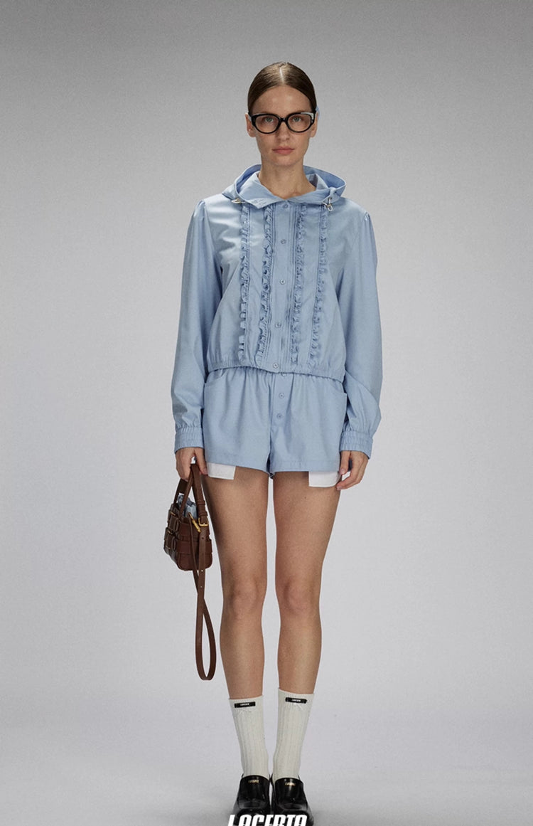 Deconstructed Pocket A-Line Shorts