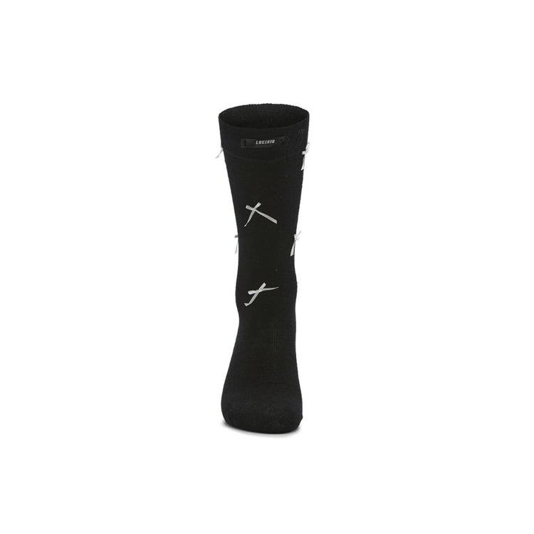 Mid-Calf Ballet-Style Bow Socks