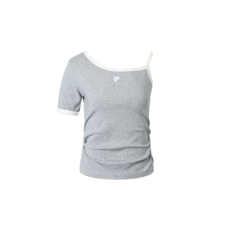 Asymmetric One Sleeve Strap Top
