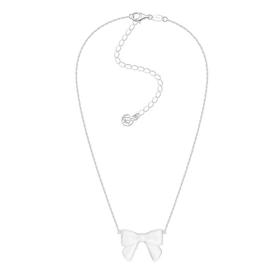 YVMIN X SHUSHUTONG / Double-Sided Ceramic Bow Necklace