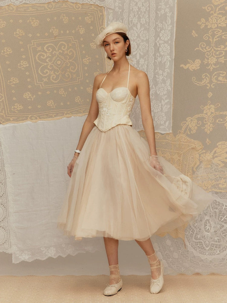 Small Sequin Lace Camisole