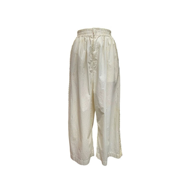 Side Lace-trimmed Pants