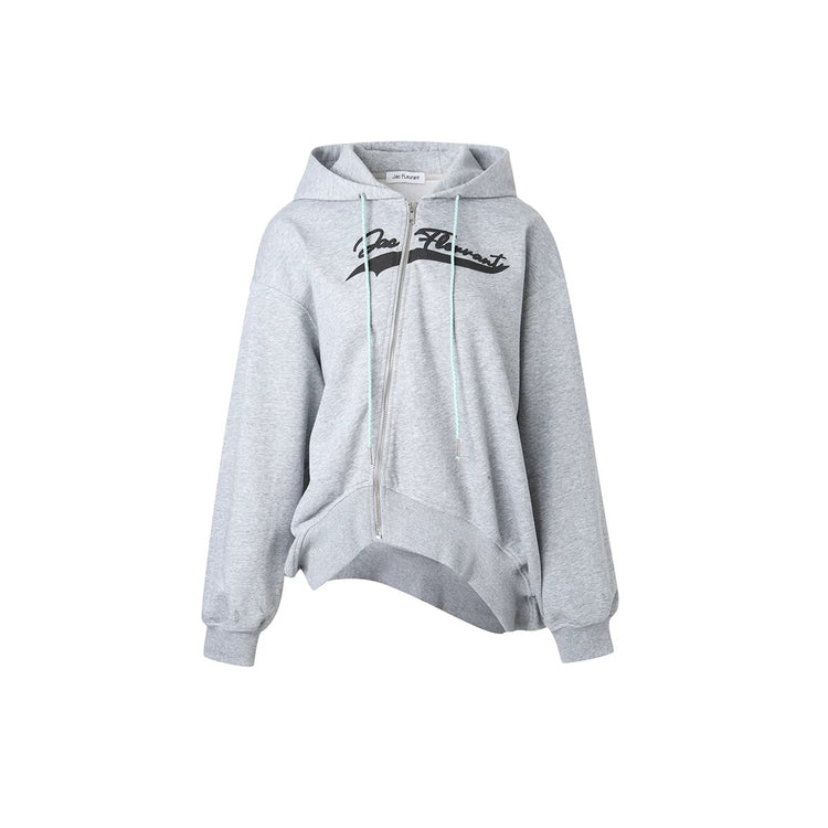 Curved Hem Hoodie