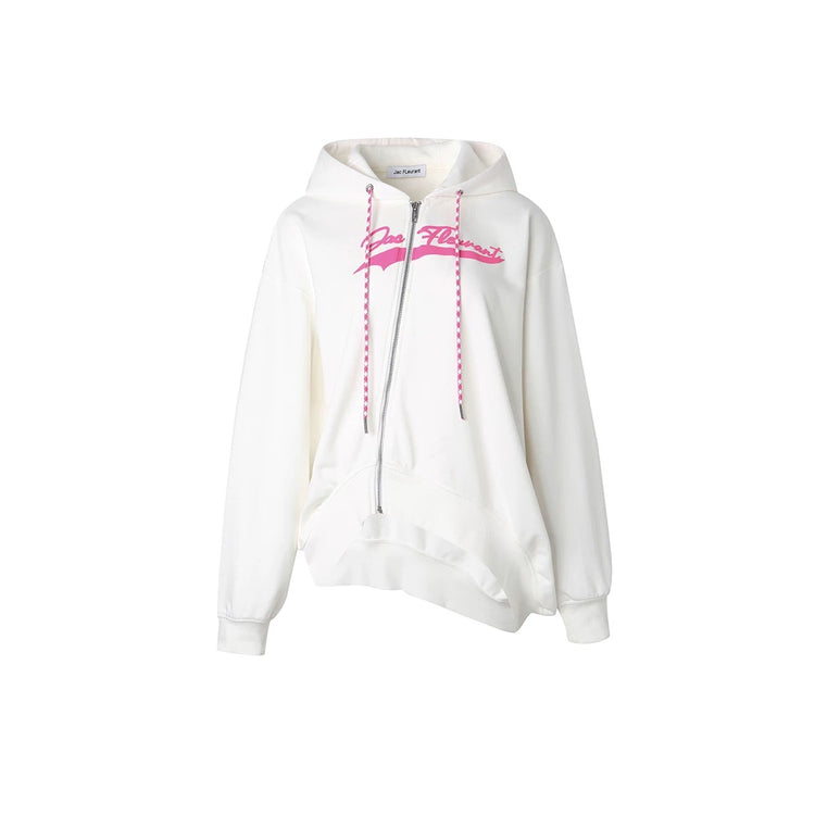 Curved Hem Hoodie