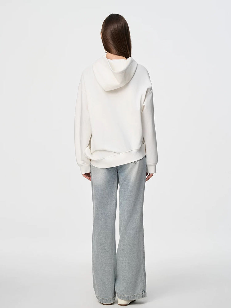 Curved Hem Hoodie