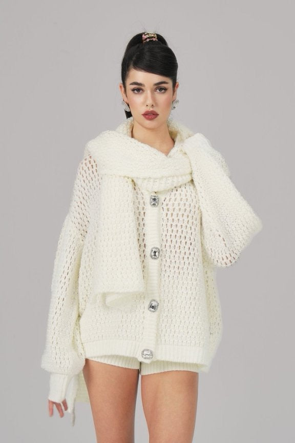 Alexis Cardigan + Scarf Set