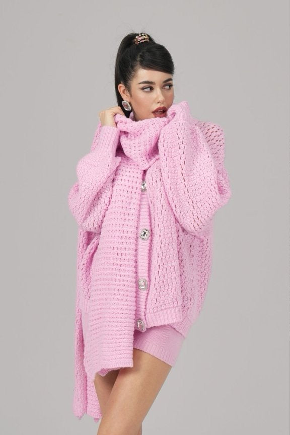 Alexis Cardigan + Scarf Set