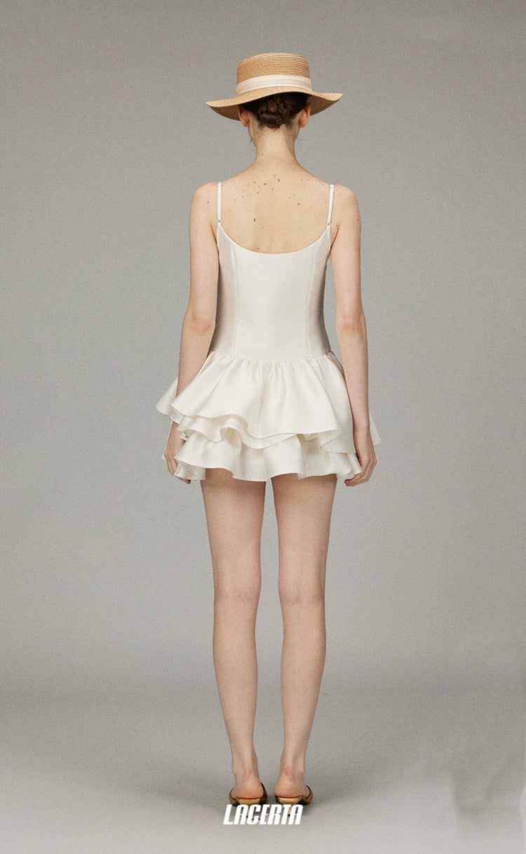 Silk And Lace Patchwork Slip Dress