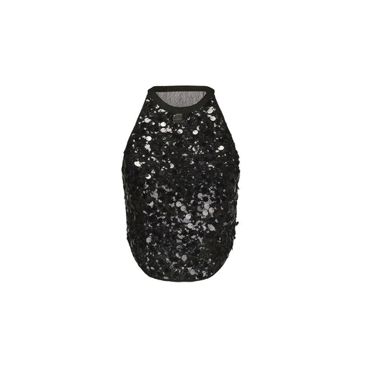 Sparkly Sequin Halter Top