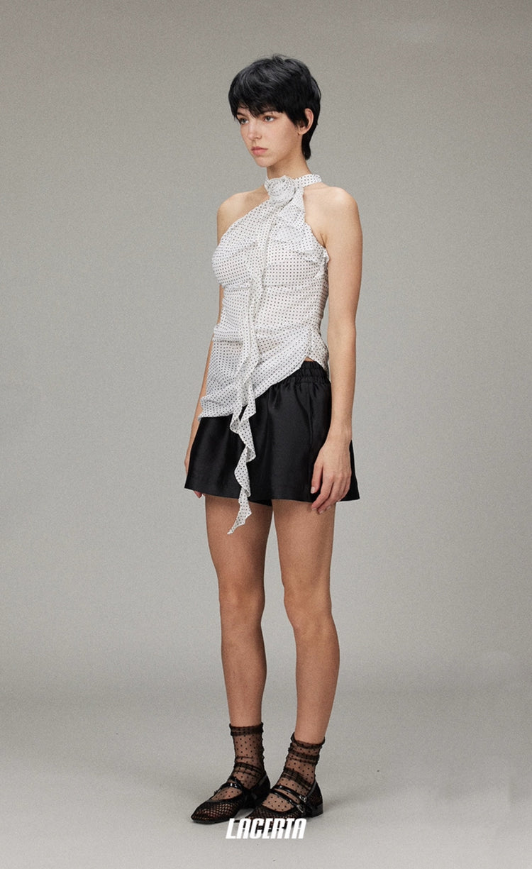 Mulberry Silk A-Line Shorts