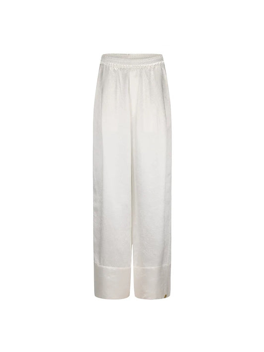 Acetate Wide-leg Trousers