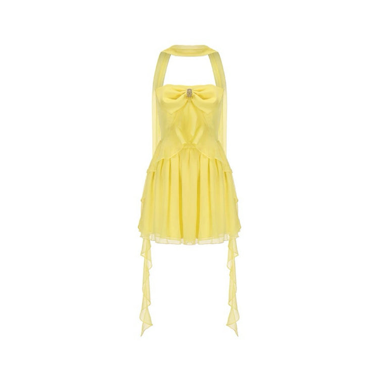 Bow-tie Ribbon Dress