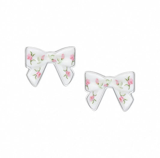 Ceramics Bowknot Earring