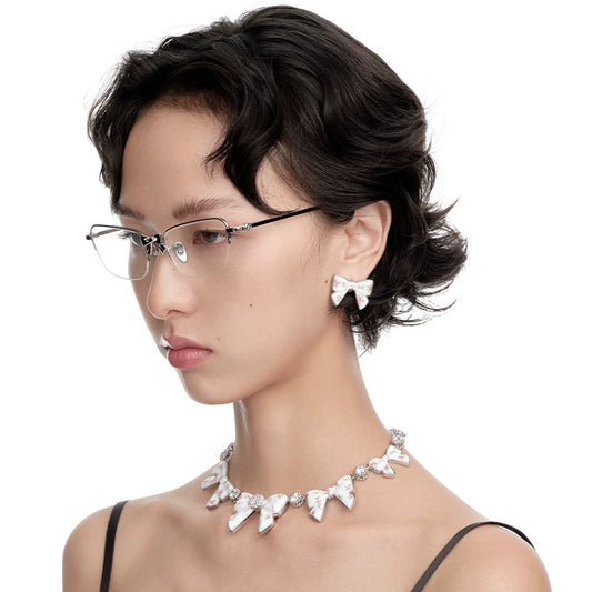 Ceramics Bowknot Earring