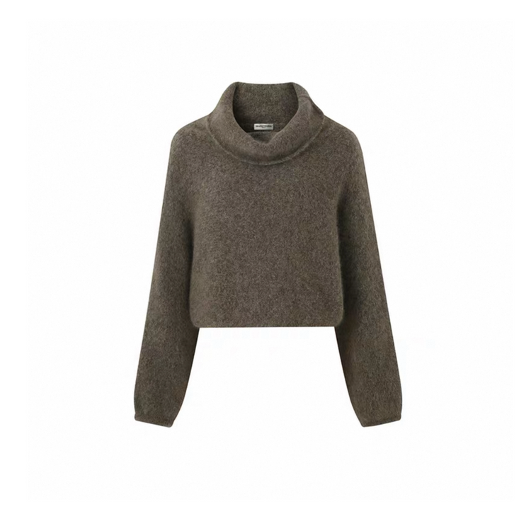 Batwing Sleeve Turtleneck Sweater