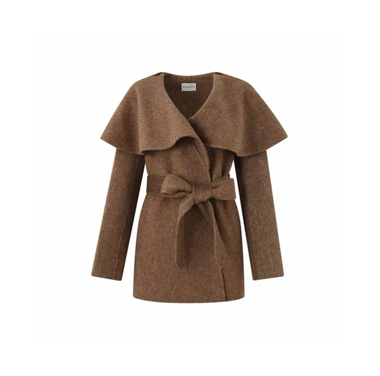 Melaka Double-Faced Wool Short Coat