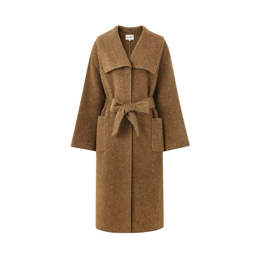 Wool Double-Faced Woolen Coat