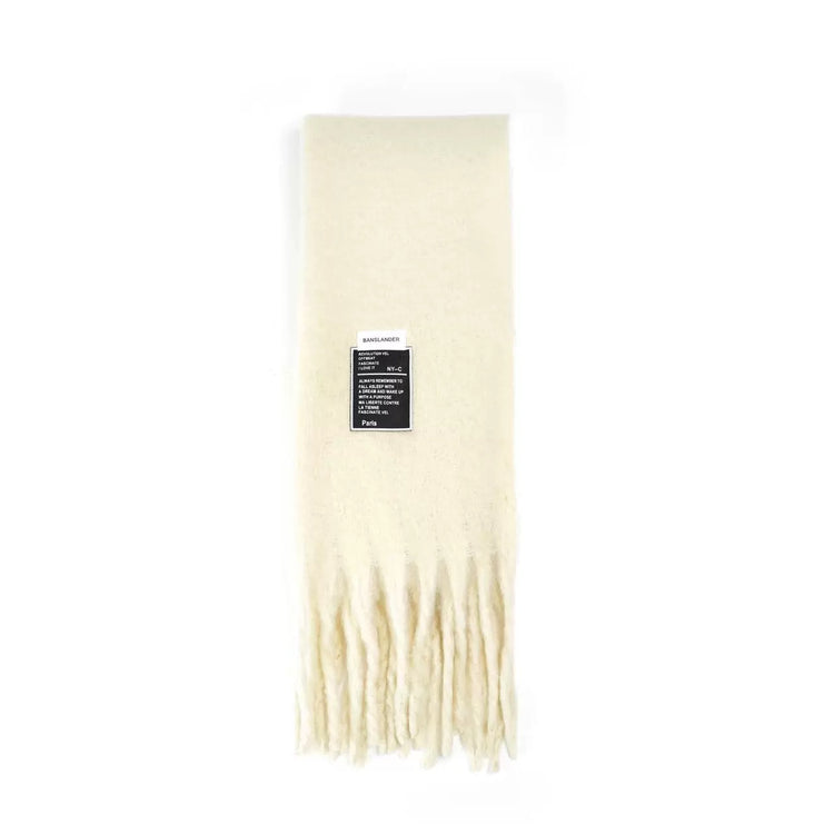 Mohair Fringe Scarf
