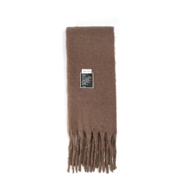 Mohair Fringe Scarf