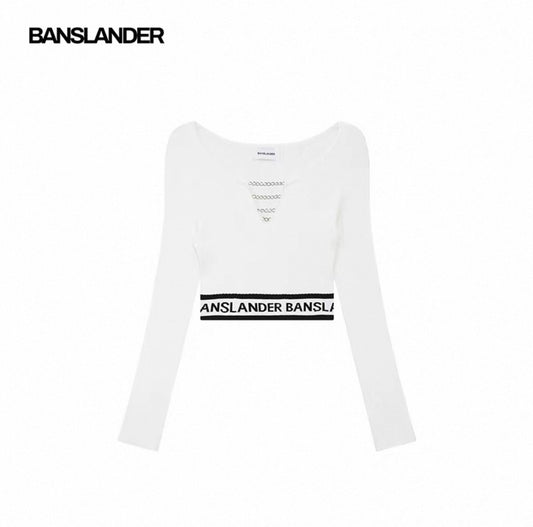 Chain Letter Crop Top