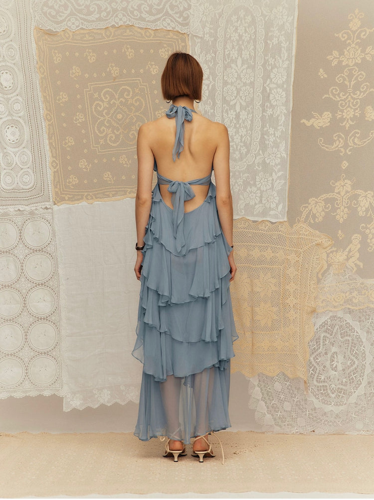 Flowy Ruffled Tiered Dress
