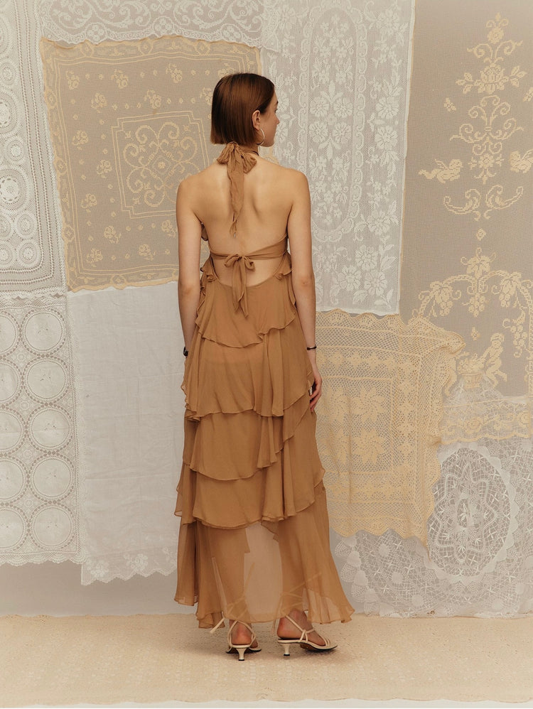 Flowy Ruffled Tiered Dress