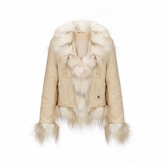 Autobiography Continuation - Gradient Fur Coat