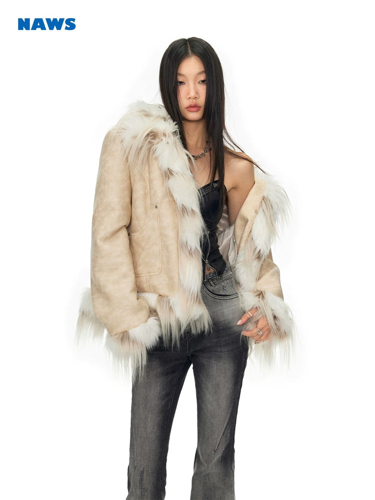 Autobiography Continuation - Gradient Fur Coat
