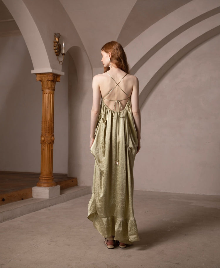 French-Style Elegant Artistic Dress