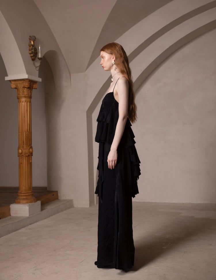 Vintage Palace-Style Camisole Mermaid Dress