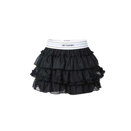 Balletcore Elastic Woven Cake Skirt