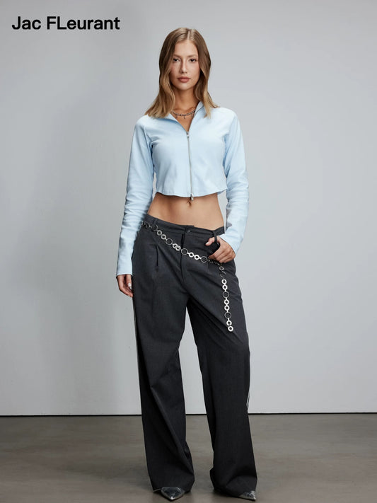 Side Tape Panel Tailored Trousers