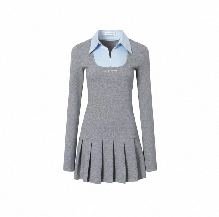 Shirt-collar Dress