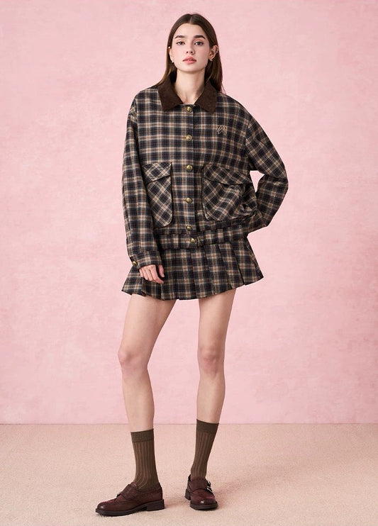 Vintage Plaid Jacket