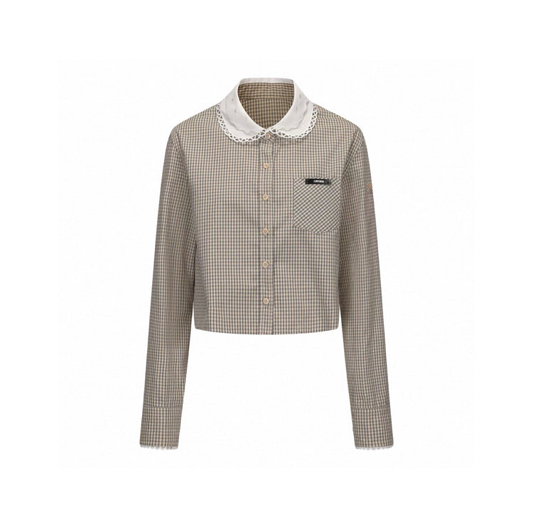 Lace Double-Collar Shirt