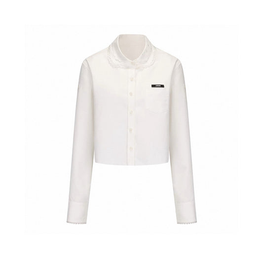 Lace Double-Collar Shirt